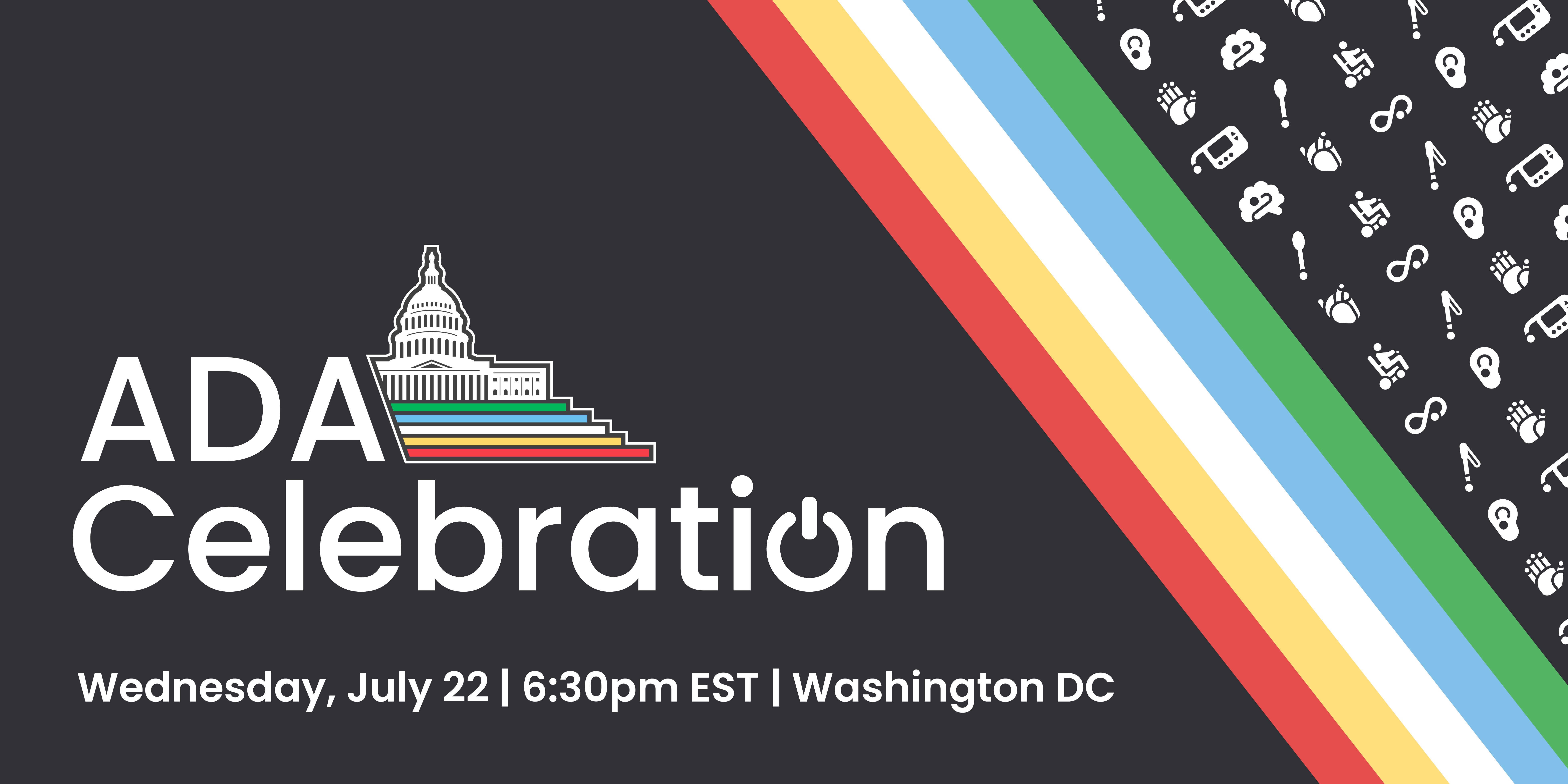 The ADA Celebration Banner